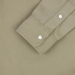 11oz T/C Mechanic Shirt - Khaki -Denim Clothing-Iron Heart International IHSH 364 KHA 10