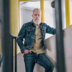 11oz T/C Mechanic Shirt - Khaki -Denim Clothing-Iron Heart International IHSH 364 KHA 3