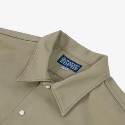 11oz T/C Mechanic Shirt - Khaki -Denim Clothing-Iron Heart International IHSH 364 KHA 5