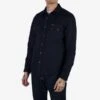 14oz Double Cloth Western Shirt - Indigo -Denim Clothing-Iron Heart International IHSH 368 IND