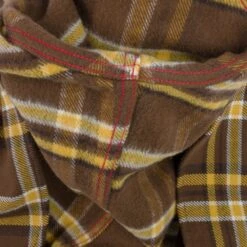 Ultra Heavy Flannel Crazy Check Western Shirt - Brown -Denim Clothing-Iron Heart International IHSH 372 BRN 12