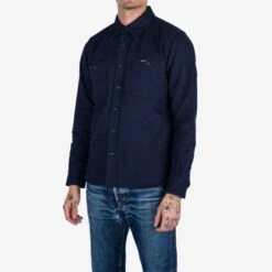 14oz Double Cloth Work Shirt - Indigo