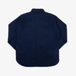 14oz Double Cloth Work Shirt - Indigo -Denim Clothing-Iron Heart International IHSH 374 IND 4