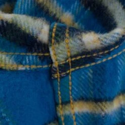 Ultra Heavy Flannel Tartan Check Work Shirt - Blue 23 Ultra Heavy Flannel Tartan Check Work Shirt - Blue -Denim Clothing-Iron Heart International IHSH 376 BLU 10