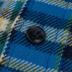 Ultra Heavy Flannel Tartan Check Work Shirt - Blue 21 Ultra Heavy Flannel Tartan Check Work Shirt - Blue -Denim Clothing-Iron Heart International IHSH 376 BLU 8