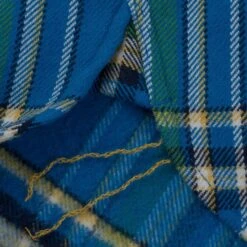 Ultra Heavy Flannel Tartan Check Work Shirt - Blue 22 Ultra Heavy Flannel Tartan Check Work Shirt - Blue -Denim Clothing-Iron Heart International IHSH 376 BLU 9