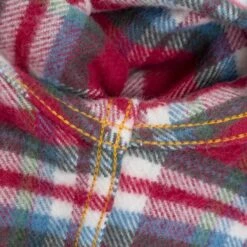 Ultra Heavy Flannel Crazy Check Western Shirt - Red -Denim Clothing-Iron Heart International IHSH 377 RED 11