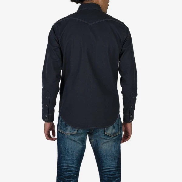 9oz Military Serge CPO Shirt - Black 4 9oz Military Serge CPO Shirt - Black - Image 2