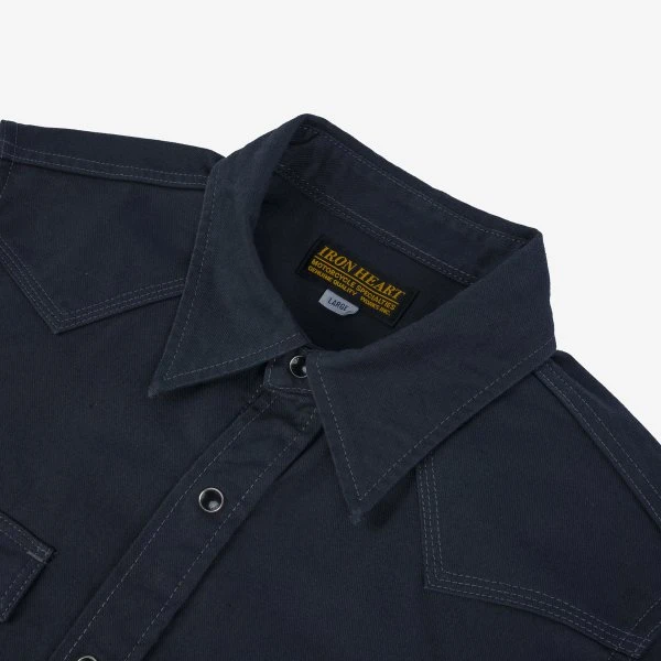 9oz Military Serge CPO Shirt - Black 7 9oz Military Serge CPO Shirt - Black - Image 5