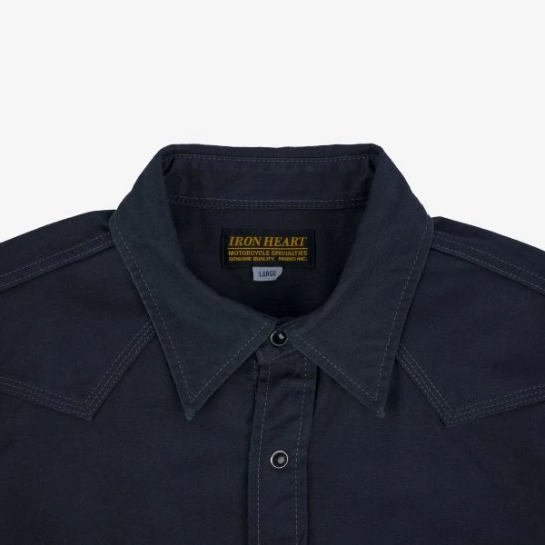 9oz Military Serge CPO Shirt - Black 8 9oz Military Serge CPO Shirt - Black - Image 6