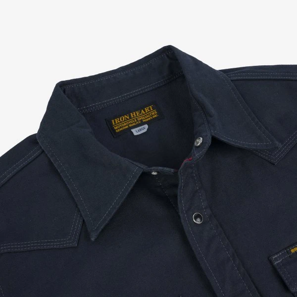 9oz Military Serge CPO Shirt - Black 9 9oz Military Serge CPO Shirt - Black - Image 7