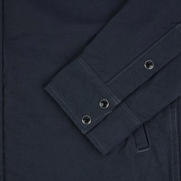 9oz Military Serge CPO Shirt - Black 11 9oz Military Serge CPO Shirt - Black - Image 9