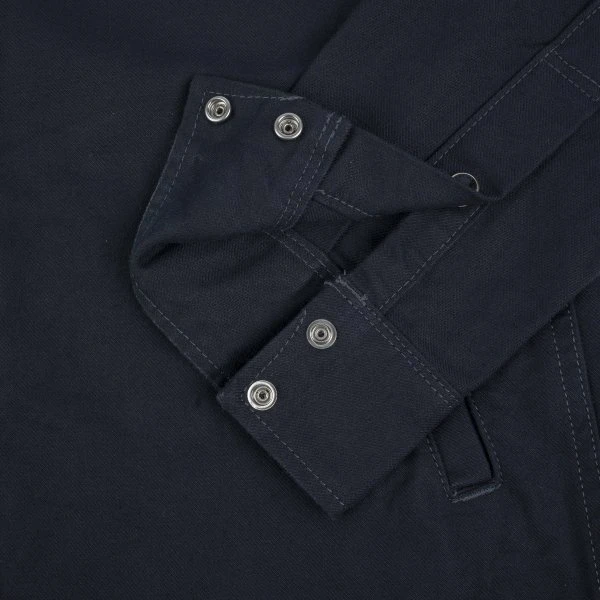 9oz Military Serge CPO Shirt - Black 12 9oz Military Serge CPO Shirt - Black - Image 10