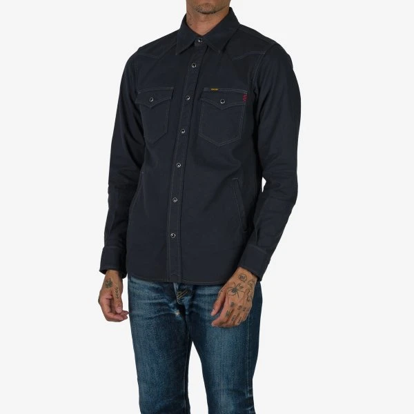 9oz Military Serge CPO Shirt - Black 3 9oz Military Serge CPO Shirt - Black