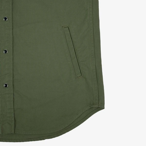 9oz Military Serge CPO Shirt - Olive 13 9oz Military Serge CPO Shirt - Olive - Image 11