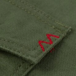 9oz Military Serge CPO Shirt - Olive 32 9oz Military Serge CPO Shirt - Olive -Denim Clothing-Iron Heart International IHSH 381 OLV 14