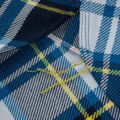 9oz Selvedge American Check Work Shirt - Blue -Denim Clothing-Iron Heart International IHSH 382 BLU 15