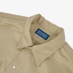 9oz T/C Mechanic Shirt - Beige -Denim Clothing-Iron Heart International IHSH 383 BEI 5