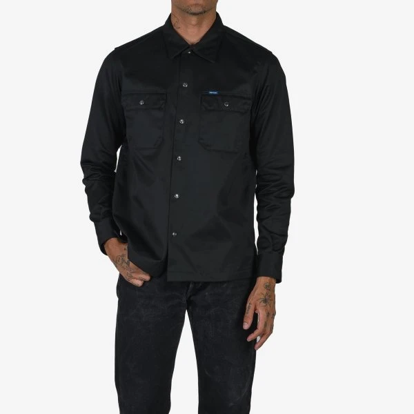 9oz T/C Mechanic Shirt - Black 4 9oz T/C Mechanic Shirt - Black - Image 2