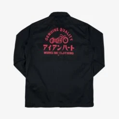 9oz T/C Mechanic Shirt - Black 19 9oz T/C Mechanic Shirt - Black -Denim Clothing-Iron Heart International IHSH 383 BLK 4