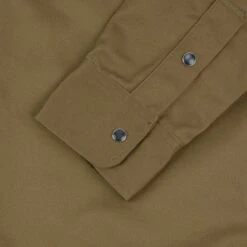 9oz T/C Mechanic Shirt - Brown -Denim Clothing-Iron Heart International IHSH 383 BRN 10