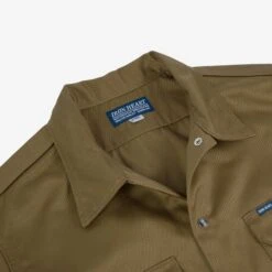 9oz T/C Mechanic Shirt - Brown -Denim Clothing-Iron Heart International IHSH 383 BRN 7