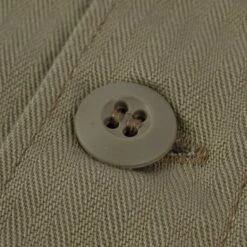 9oz Herringbone Military Shirt - Beige 26 9oz Herringbone Military Shirt - Beige -Denim Clothing-Iron Heart International IHSH 385 BEI 11
