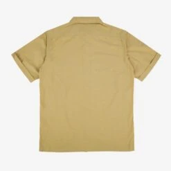 4oz Selvedge Short Sleeved Summer Shirt - Yellow -Denim Clothing-Iron Heart International IHSH 388 YEL 3