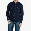 12oz Dobby Cloth CPO Shirt - Indigo -Denim Clothing-Iron Heart International IHSH 389 IND