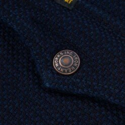 12oz Dobby Cloth CPO Shirt - Indigo -Denim Clothing-Iron Heart International IHSH 389 IND 11