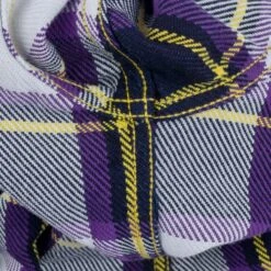 9oz Selvedge American Check Western Shirt - Purple 29 9oz Selvedge American Check Western Shirt - Purple -Denim Clothing-Iron Heart International IHSH 390 PUR 13