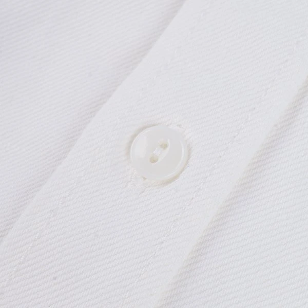 13.5oz Denim Work Shirt - White 14 13.5oz Denim Work Shirt - White - Image 12