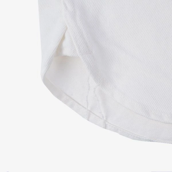13.5oz Denim Work Shirt - White 15 13.5oz Denim Work Shirt - White - Image 13