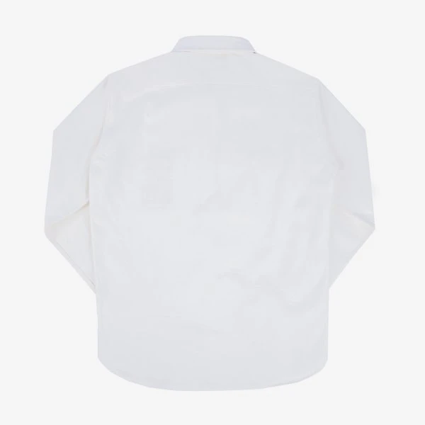 13.5oz Denim Work Shirt - White 7 13.5oz Denim Work Shirt - White - Image 5