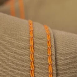 7oz Fatigue Cloth Western Shirt - Khaki -Denim Clothing-Iron Heart International IHSH 394 KHA 10