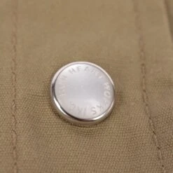 7oz Fatigue Cloth Western Shirt - Khaki -Denim Clothing-Iron Heart International IHSH 394 KHA 5