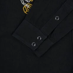 Iron Heart X DicE 12oz Selvedge Denim Embroidered Western Shirt "The Johnny Cash III" - Superblack -Denim Clothing-Iron Heart International IHSH IHxDM 01 12