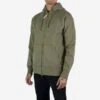14oz Ultra Heavyweight Loopwheel Cotton Zippered Hoodie - Olive 1 14oz Ultra Heavyweight Loopwheel Cotton Zippered Hoodie - Olive -Denim Clothing-Iron Heart International IHSW 10 OLV