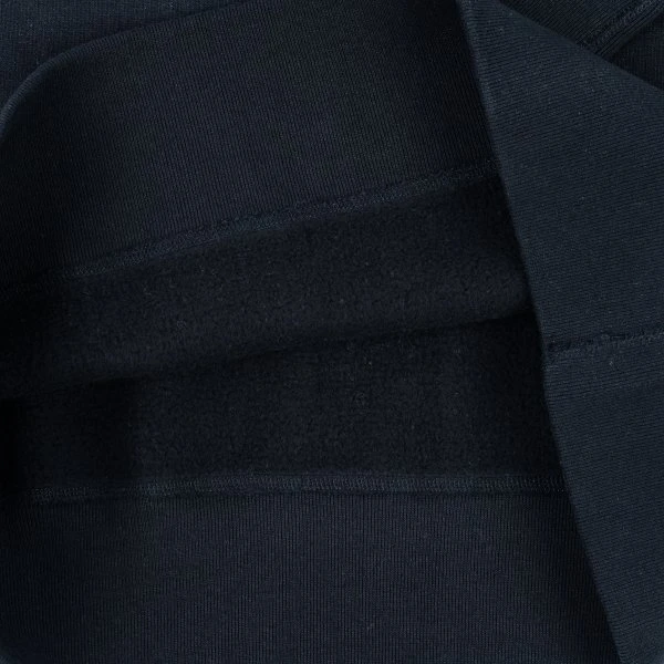 14oz Ultra Heavyweight Loopwheel Cotton Crew Neck Sweat - Black 7 14oz Ultra Heavyweight Loopwheel Cotton Crew Neck Sweat - Black - Image 5