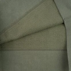 14oz Ultra Heavyweight Loopwheel Cotton Crew Neck Sweat - Olive -Denim Clothing-Iron Heart International IHSW 69L OLV 6