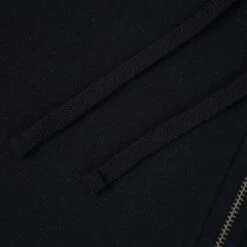 14oz Ultra Heavyweight Loopwheel Printed Hooded Sweat – Black -Denim Clothing-Iron Heart International IHSW 72 BLK 9