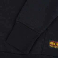 14oz Ultra Heavyweight Loopwheel Sweater Jacket - Black 30 14oz Ultra Heavyweight Loopwheel Sweater Jacket - Black -Denim Clothing-Iron Heart International IHSW 74 BLK 13