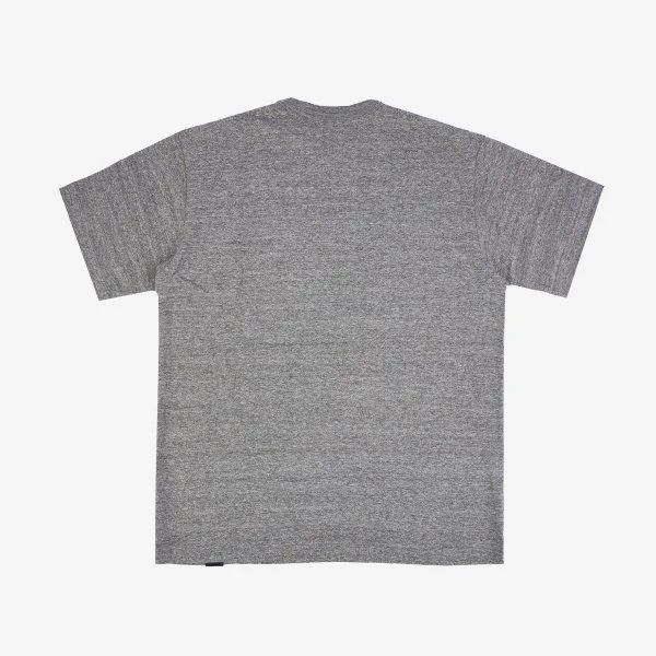 6.5oz Loopwheel Crew Neck T-Shirt With Longer Body - Light Grey 6 6.5oz Loopwheel Crew Neck T-Shirt With Longer Body - Light Grey - Image 4