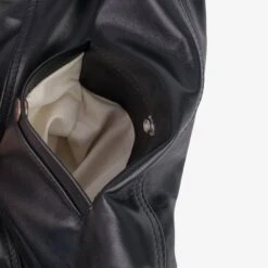 Japanese Steerhide Modified Type III Vest - Black -Denim Clothing-Iron Heart International IHV 45 BLK 11