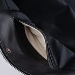 Japanese Steerhide Modified Type III Vest - Black -Denim Clothing-Iron Heart International IHV 45 BLK 12