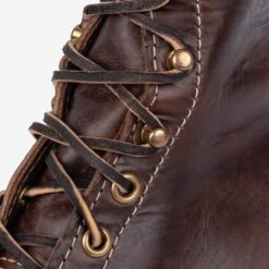 Iron Heart Int'l X Wesco® - 8" Horween Horsehide Jobmaster® Boot - Brown -Denim Clothing-Iron Heart International IHWE JMHH BRN 5