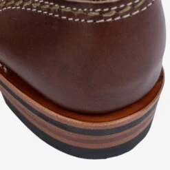 Iron Heart Int'l X Wesco® - 8" Horween Horsehide Jobmaster® Boot - Brown -Denim Clothing-Iron Heart International IHWE JMHH BRN 9