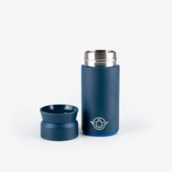 Iron Heart X Ocean Bottle 350ml Stainless Steel Brew Flask -Denim Clothing-Iron Heart International IHxOB 02 BLU 3