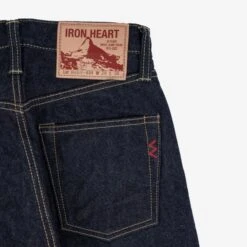 14oz Iron Heart X SJF Selvedge Denim Straight Cut Jeans - Indigo -Denim Clothing-Iron Heart International IHxSJF 634 6