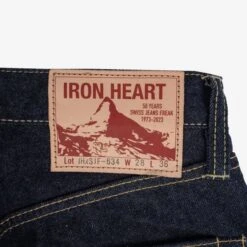 14oz Iron Heart X SJF Selvedge Denim Straight Cut Jeans - Indigo -Denim Clothing-Iron Heart International IHxSJF 634 7